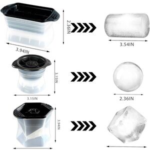 NWT 3pc ice molds